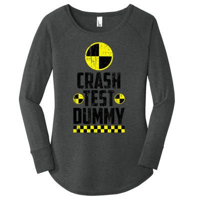 Crash Test Dummy Last Minute Costume Funny Halloween Women's Perfect Tri Tunic Long Sleeve Shirt