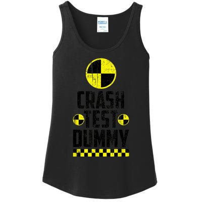 Crash Test Dummy Last Minute Costume Funny Halloween Ladies Essential Tank