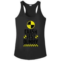 Crash Test Dummy Last Minute Costume Funny Halloween Ladies PosiCharge Competitor Racerback Tank