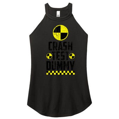 Crash Test Dummy Last Minute Costume Funny Halloween Women's Perfect Tri Rocker Tank