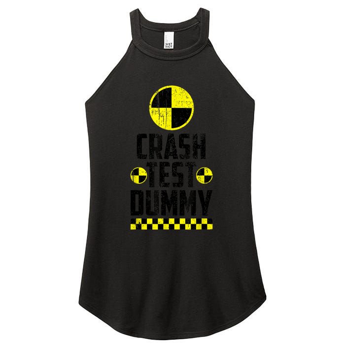 Crash Test Dummy Last Minute Costume Funny Halloween Women's Perfect Tri Rocker Tank