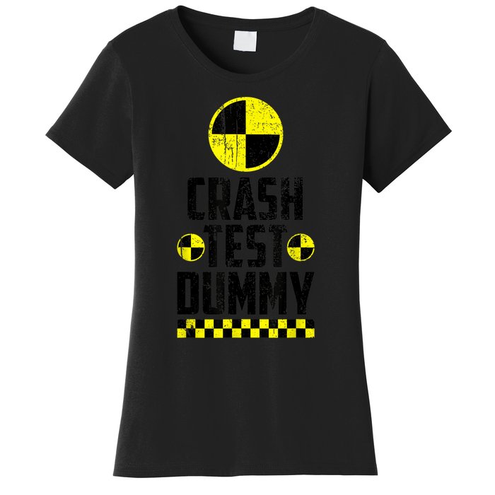 Crash Test Dummy Last Minute Costume Funny Halloween Women's T-Shirt