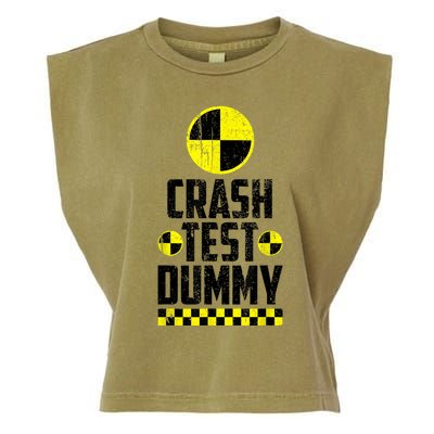 Crash Test Dummy Last Minute Costume Funny Halloween Garment-Dyed Women's Muscle Tee