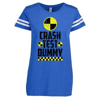 Crash Test Dummy Last Minute Costume Funny Halloween Enza Ladies Jersey Football T-Shirt