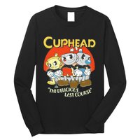 Cuphead The Delicious Last Course Group Poster Long Sleeve Shirt