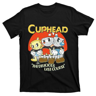 Cuphead The Delicious Last Course Group Poster T-Shirt