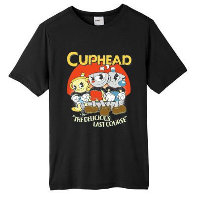 Cuphead The Delicious Last Course Group Poster Tall Fusion ChromaSoft Performance T-Shirt