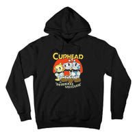 Cuphead The Delicious Last Course Group Poster Tall Hoodie