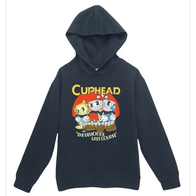 Cuphead The Delicious Last Course Group Poster Urban Pullover Hoodie