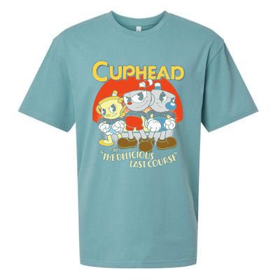 Cuphead The Delicious Last Course Group Poster Sueded Cloud Jersey T-Shirt