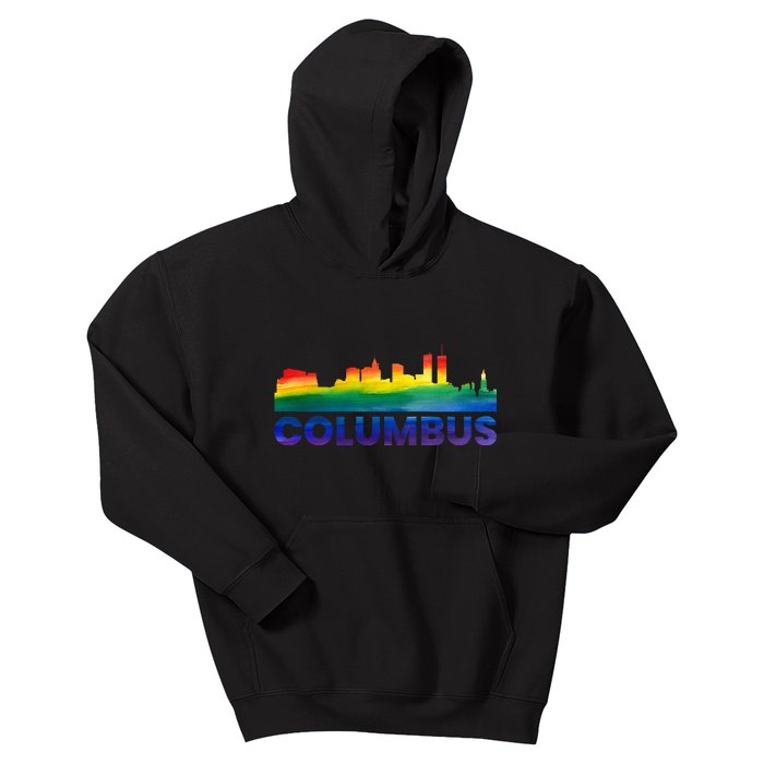 Columbus Tie Dye Crew Squad Team Volunr Kids Hoodie