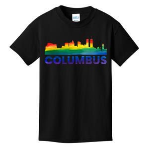 Columbus Tie Dye Crew Squad Team Volunr Kids T-Shirt