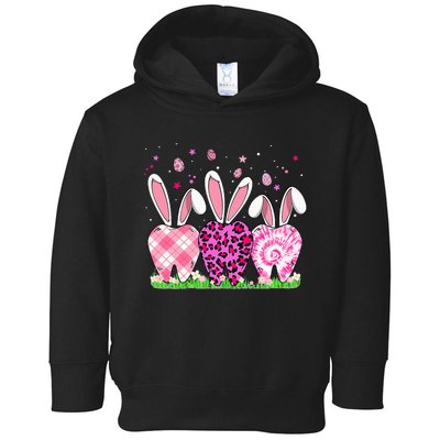 Cute Tooth Dental Squad Dental Assistant Easter Day Toddler Hoodie