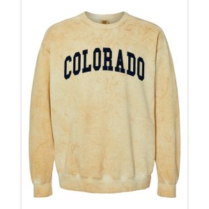 Colorado Throwback Design Classic Colorblast Crewneck Sweatshirt