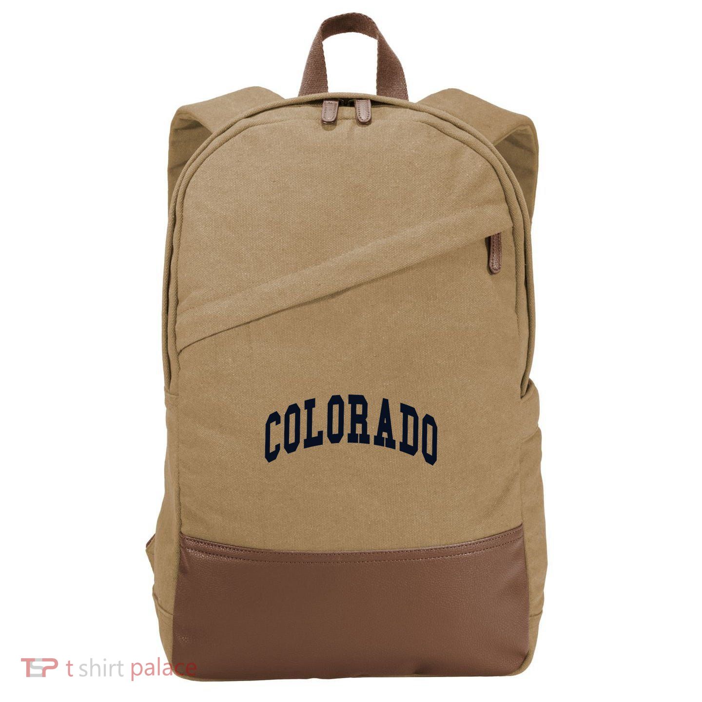 Colorado Throwback Design Classic Cotton Canvas Backpack