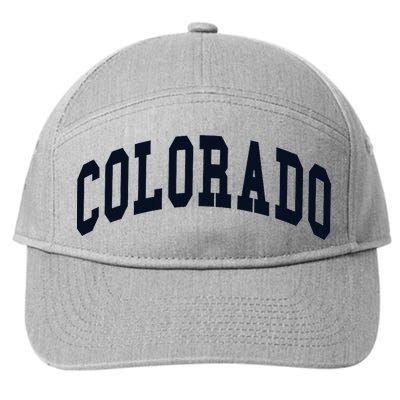 Colorado Throwback Design Classic 7-Panel Snapback Hat