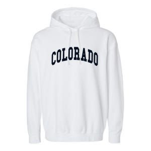 Colorado Throwback Design Classic Garment-Dyed Fleece Hoodie