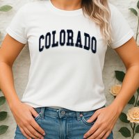 Colorado Throwback Design Classic Womens T-Shirt