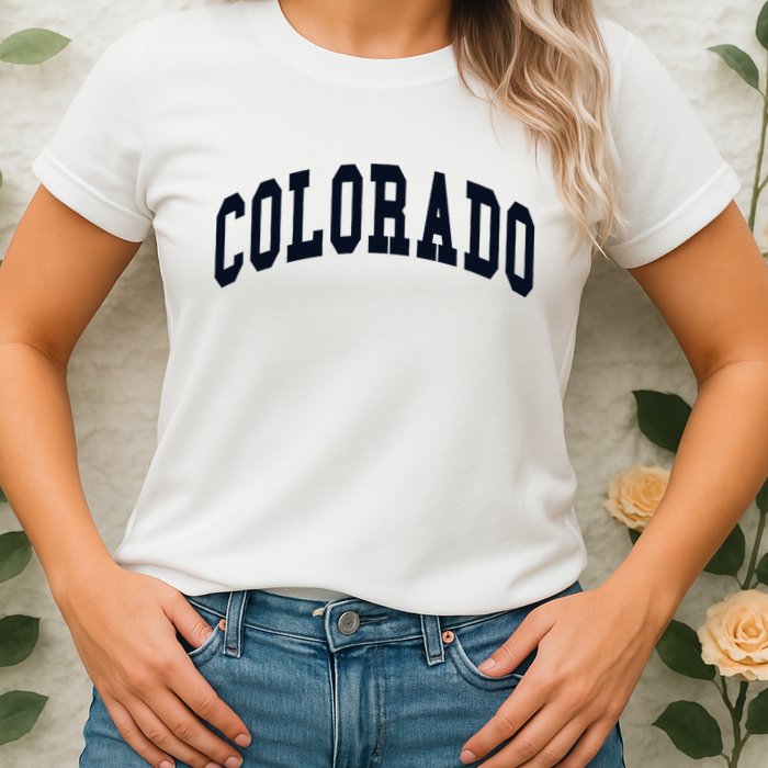 Colorado Throwback Design Classic Womens T-Shirt