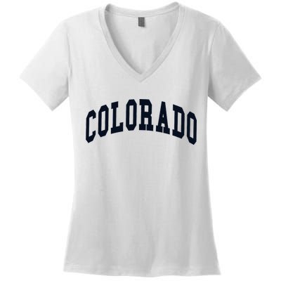 Colorado Throwback Design Classic Women's V-Neck T-Shirt