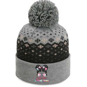 Cute Tie Dye Little Miss Second Grade The Baniff Cuffed Pom Beanie