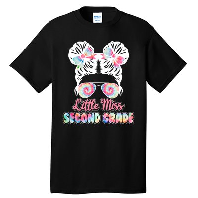 Cute Tie Dye Little Miss Second Grade Tall T-Shirt