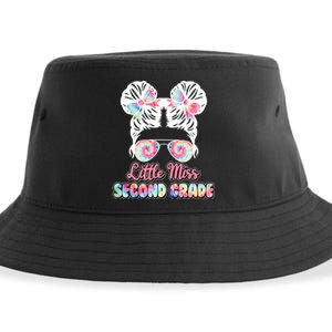 Cute Tie Dye Little Miss Second Grade Sustainable Bucket Hat