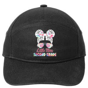 Cute Tie Dye Little Miss Second Grade 7-Panel Snapback Hat