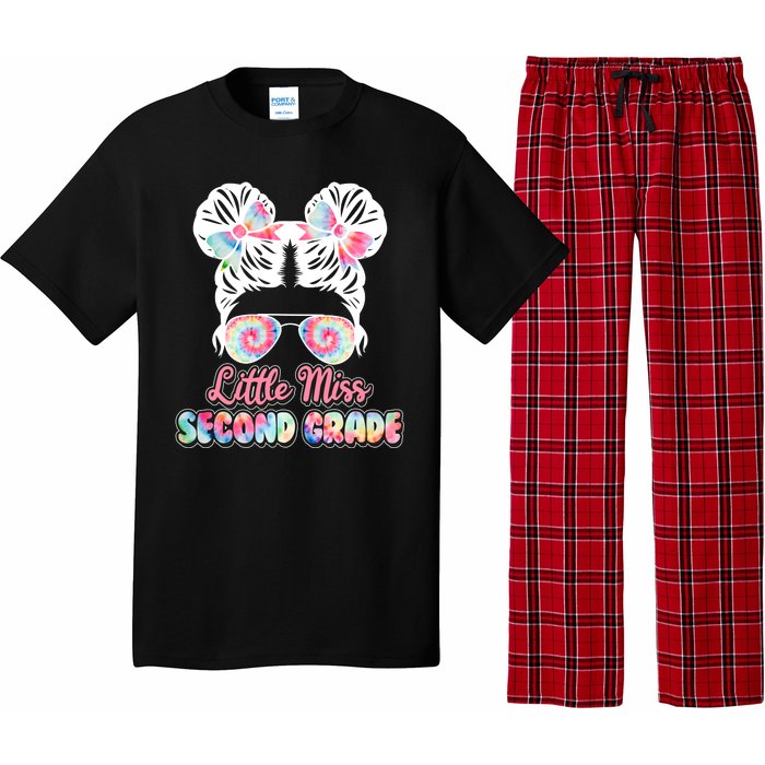 Cute Tie Dye Little Miss Second Grade Pajama Set