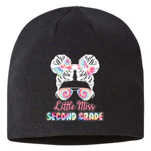 Cute Tie Dye Little Miss Second Grade Sustainable Beanie