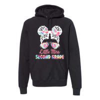 Cute Tie Dye Little Miss Second Grade Premium Hoodie