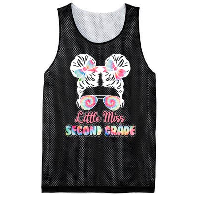 Cute Tie Dye Little Miss Second Grade Mesh Reversible Basketball Jersey Tank