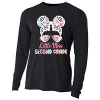 Cute Tie Dye Little Miss Second Grade Cooling Performance Long Sleeve Crew