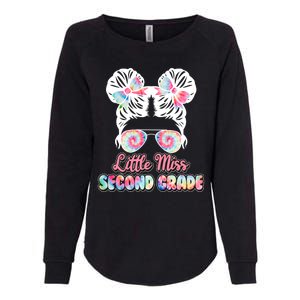 Cute Tie Dye Little Miss Second Grade Womens California Wash Sweatshirt