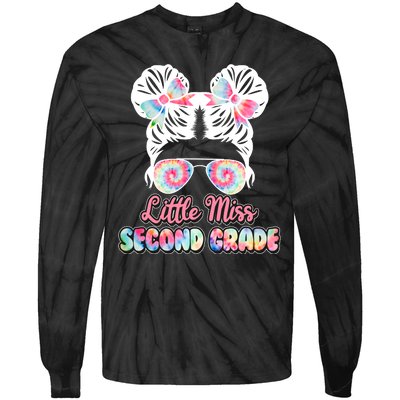 Cute Tie Dye Little Miss Second Grade Tie-Dye Long Sleeve Shirt