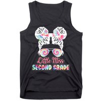 Cute Tie Dye Little Miss Second Grade Tank Top