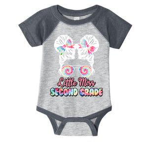 Cute Tie Dye Little Miss Second Grade Infant Baby Jersey Bodysuit