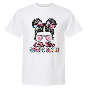 Cute Tie Dye Little Miss Second Grade Garment-Dyed Heavyweight T-Shirt