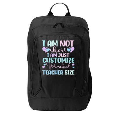 Customize Teacher End Of The Year Preschool Teacher Gift City Backpack