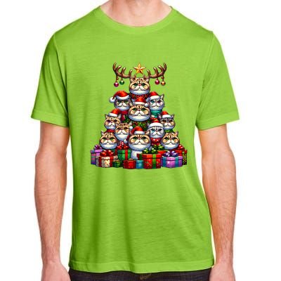 Christmas Tree Exotic Shorthair Shorthaired Persian Adult ChromaSoft Performance T-Shirt