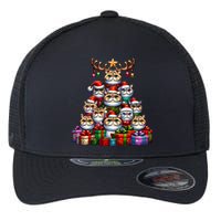 Christmas Tree Exotic Shorthair Shorthaired Persian Flexfit Unipanel Trucker Cap