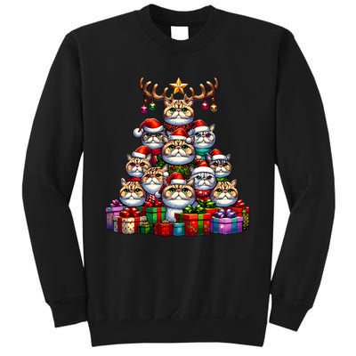 Christmas Tree Exotic Shorthair Shorthaired Persian Sweatshirt