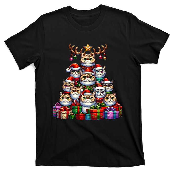 Christmas Tree Exotic Shorthair Shorthaired Persian T-Shirt