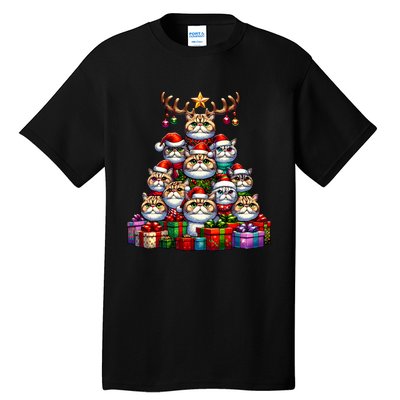 Christmas Tree Exotic Shorthair Shorthaired Persian Tall T-Shirt