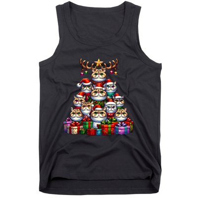 Christmas Tree Exotic Shorthair Shorthaired Persian Tank Top