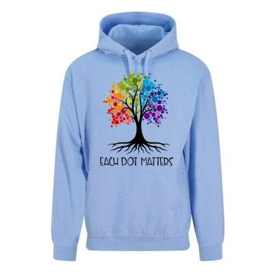 Colorful Tree Each Dot Matters Dot Day Polka Dot Gift Unisex Surf Hoodie