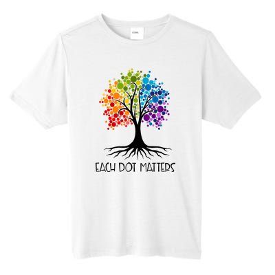 Colorful Tree Each Dot Matters Dot Day Polka Dot Gift Tall Fusion ChromaSoft Performance T-Shirt