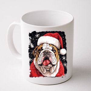 Christmas Theme English Bulldog Great Gift Coffee Mug