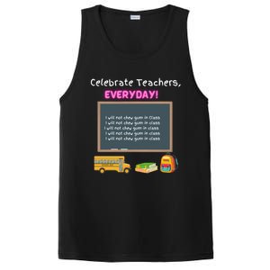 Celebrate Teachers Everyday! National Teachers Day +364 Cute Gift PosiCharge Competitor Tank