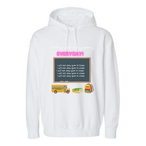 Celebrate Teachers Everyday! National Teachers Day +364 Cute Gift Garment-Dyed Fleece Hoodie